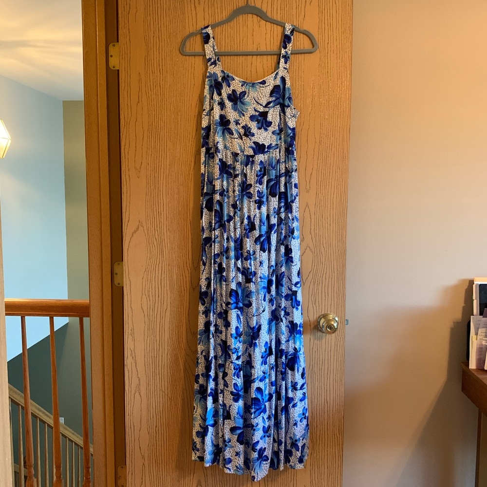 ELOQUII Size 16 Toe Back Tiered Dress